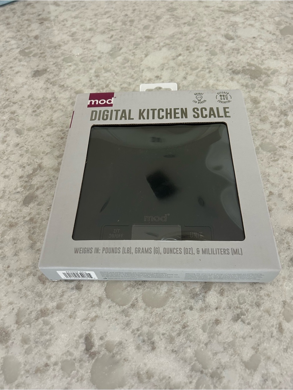 “New” Digital Kitchen Scale - Black
